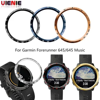 

UIENIE Bezel Styling Frame For Garmin Forerunner 645 /645 Music Smart Watch Case Cover protector Ring Anti Scratch Protection