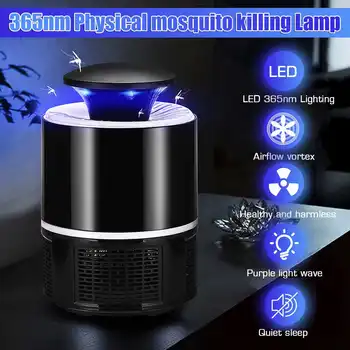 

NEW Photocatalysis Mute Radiationless Insect killer Flies Trap Lamp USB Power Mosquito killer Mosquito Lamp Suitable for Baby