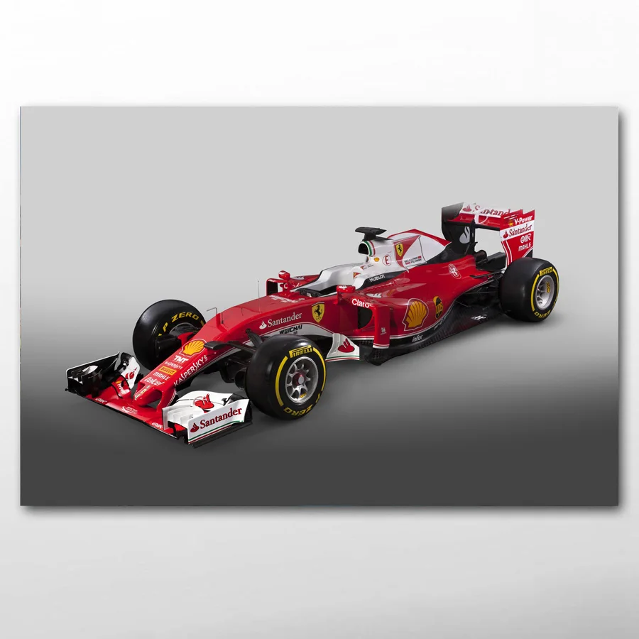 Сделай сам в рамке Картины Феррари SF16 H Формула 1 гоночный автомобиль Спорт