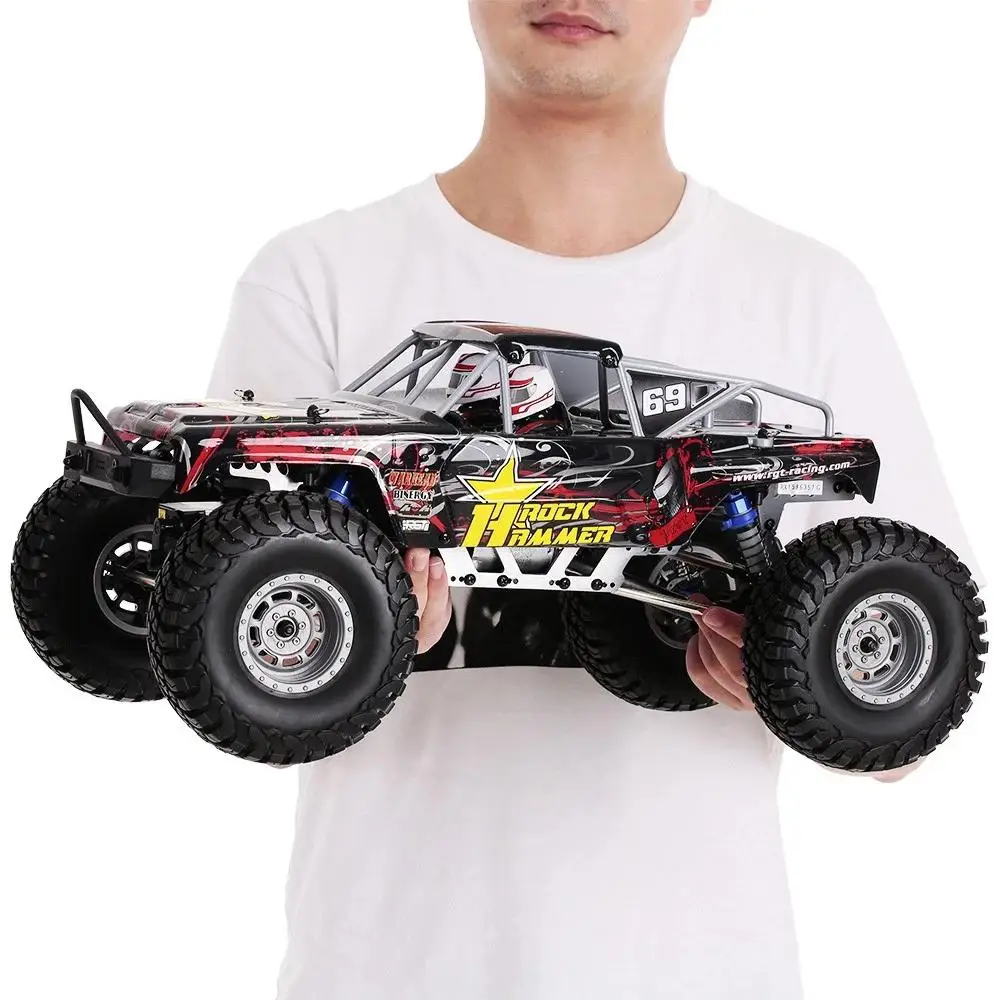 RCtown RGT 18000 1/10 2,4 ГГц 4WD водонепроницаемый гоночный Радиоуправляемый автомобиль внедорожный Рок Гусеничный RTC RC игрушка
