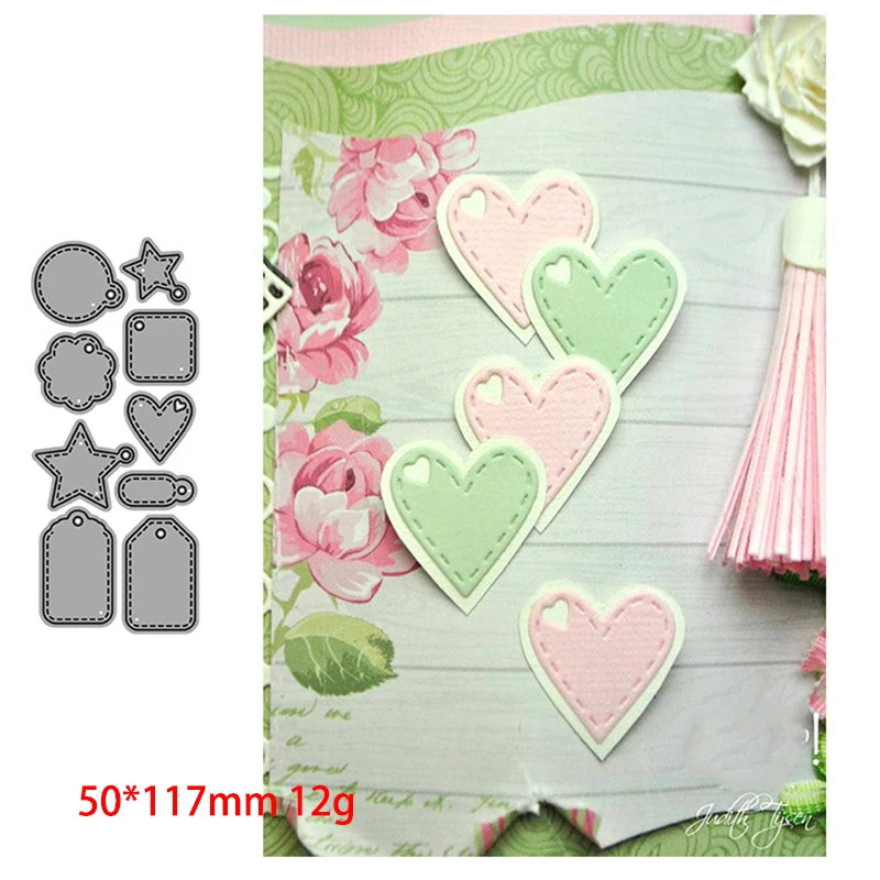 

New Design Craft Metal Die Multi-style Small Label Cutting Die Scrapbooking Album DIY Paper Card Embossing Stencils Molds 2021