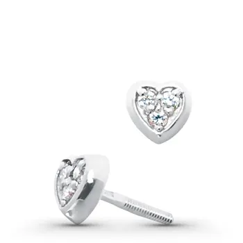 

White Gold pouches with diamond п09с051151