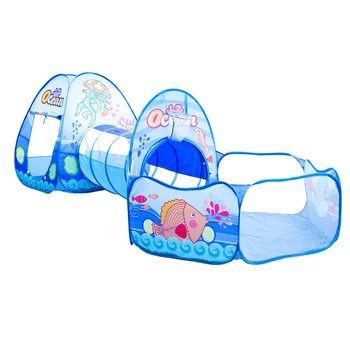 

3 in 1 Baby Toy Tents Game House Ball Pit Pool Child Crawling Tunnel Play Tent Kids Toy Ball Pool Ocean Ball Holder Set
