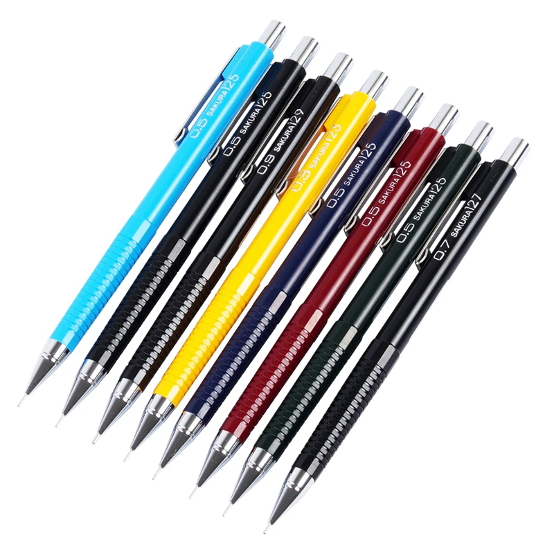 

Sakura 0.3/0.5/0.7/0.9mm Professional Drawing Graphite Drafting Automatic Mechanical Pencil for School Supplies Stationery
