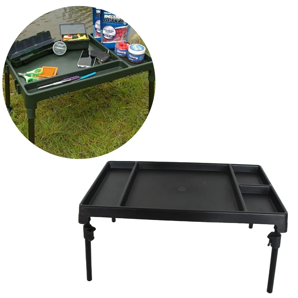 Fishing Folding Bait Table Lightweight Foldable Legs Bait Tables Carp