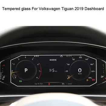 

Tempered Glass Screen Protector Dashboard Screen Anti Scratch film dash board glass for Volkswagen Tiguan 2019 Instrument
