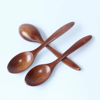 

Vintage Mini Small Wooden Spoons Small Spoon Bamboo Teaspoons Kitchen Cooking Utensil Tool Soup Little Spoon Flatware