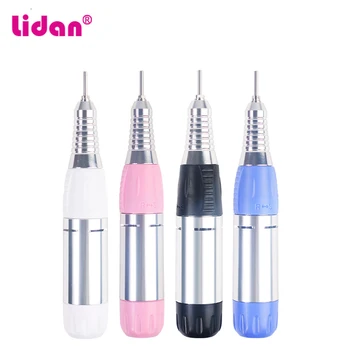 

4 Colors Nail Electric Grinder Handle 25000RPM Stainless Steel Pen Nail File Grinding Polishing Nail Drill Machine Accessories