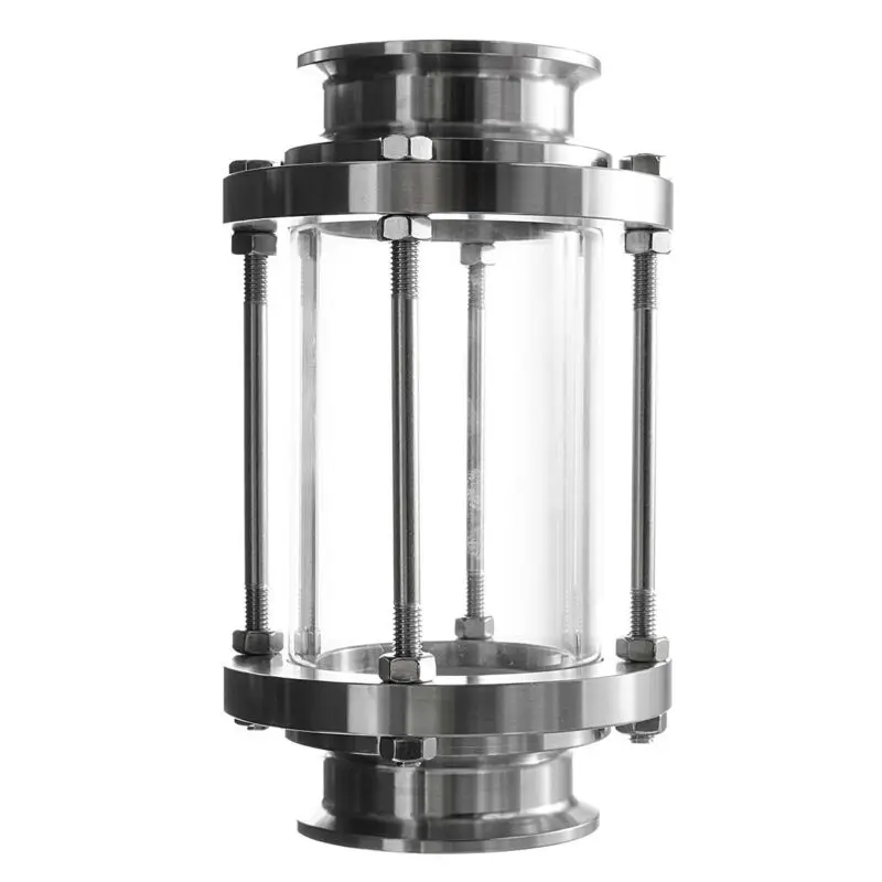 

Tri Clamp Sanitary Sight Glass Three Clipping Display Pharmaceutical Food Industries Use Pipe Fittings