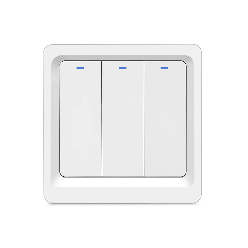 Lonsonho Tuya Smart Wifi Switch 220V EU 1 2 3 Gang Push Button Switches Smartlife Compatible Alexa Google Home Mini Assistant