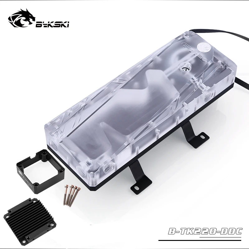 Bykski B-TK180-DDC/B-TK220-DDC, квадратные резервуары, Матовый акриловый насос-бачок