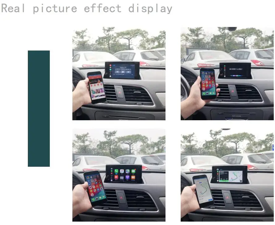 GreenYi Android Авто IOS автомобиль Apple Airplay Беспроводной CarPlay коробка для Audi A3 A4 A5 A6 Q3 Q5 Q7 экран обновление MMI Wifi