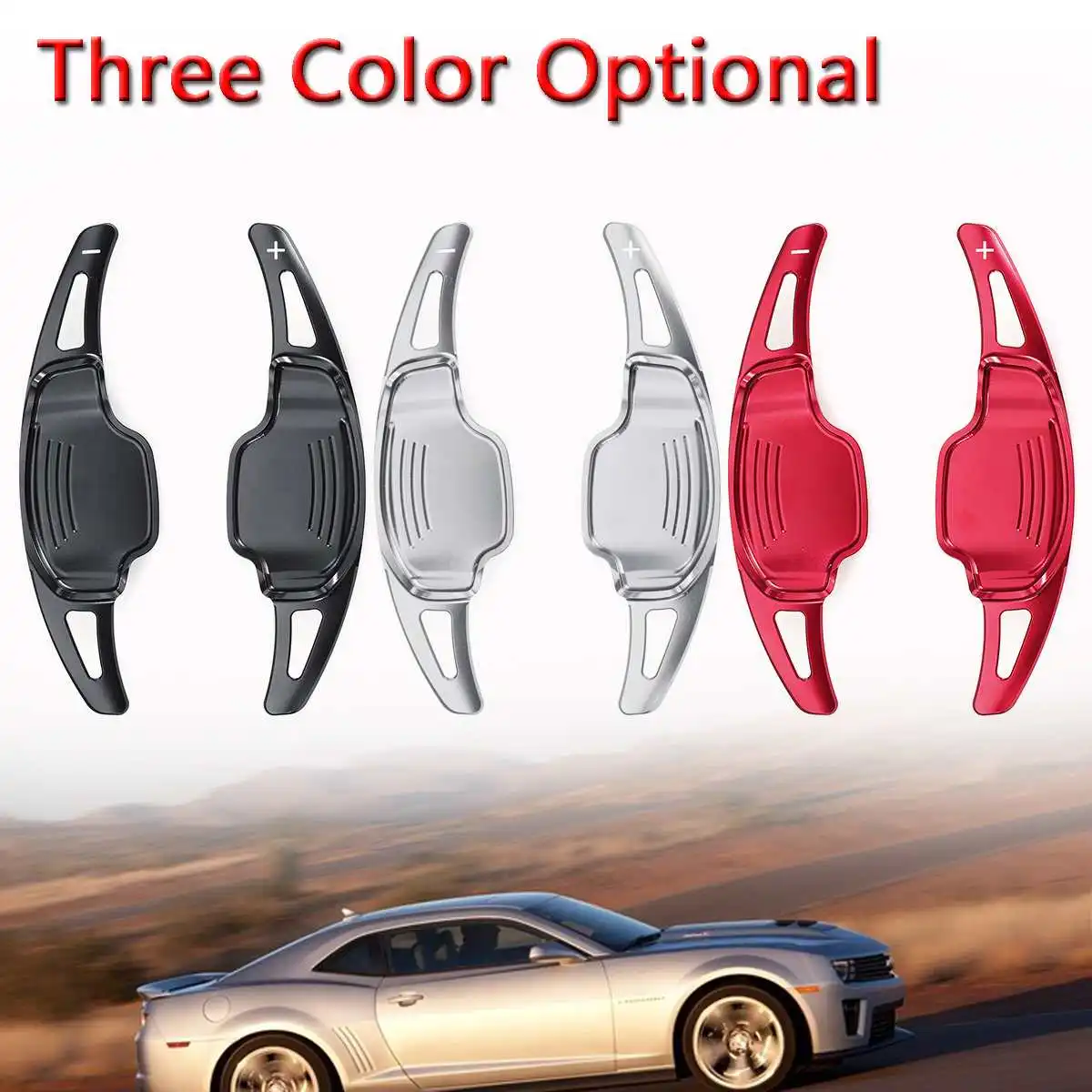

2x Car Steering Wheel Shift Paddle Shifter Extension Fit For Chevrolet For Camaro 2012-2015 Steering Wheels & Hubs Extension