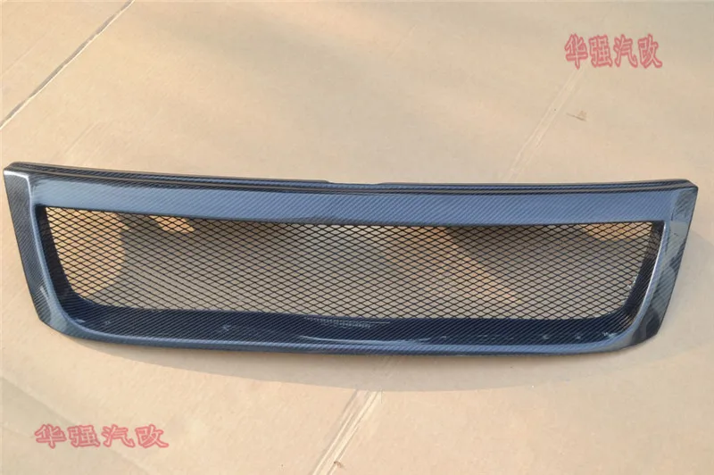 Для SUBARU Forester 2007 2008 2009 Передняя решетка для автомобиля из углеродного волокна, решетка для гоночных Грилей