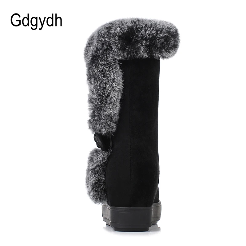 Gdgydh/2019 г. Новая зимняя обувь женские модные теплые зимние сапоги из натуральной