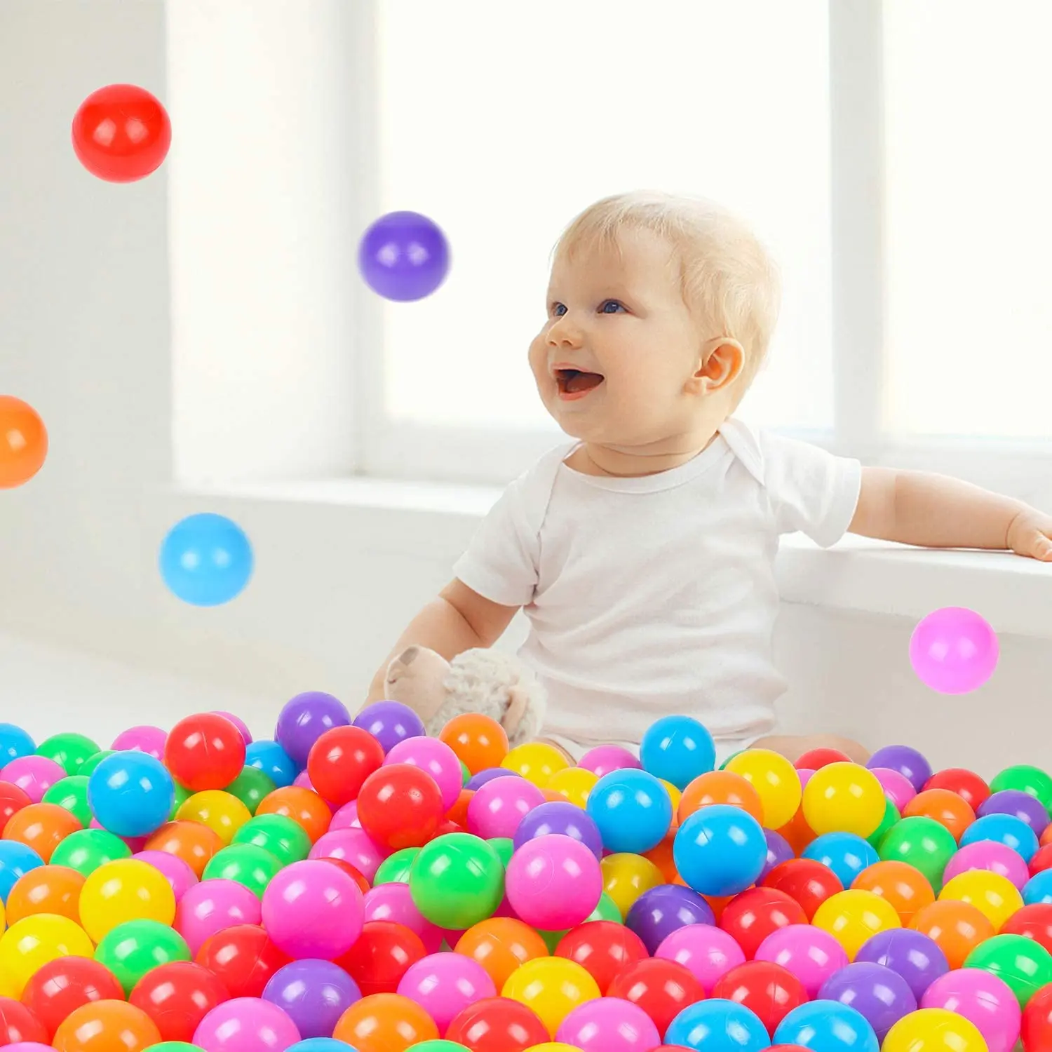 Safety Children Balls Baby Dry Pool Toys Colorful Eco Friendly Kids Playpen Swim Water Pool Ball