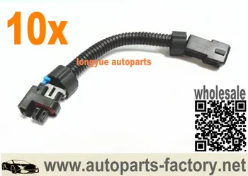 

longyue 10pcs LQ4, LQ9 4.8 5.3 6.0 Delphi Injectors to LS1 LS6 LT1 EV1 wire Harness Adapters