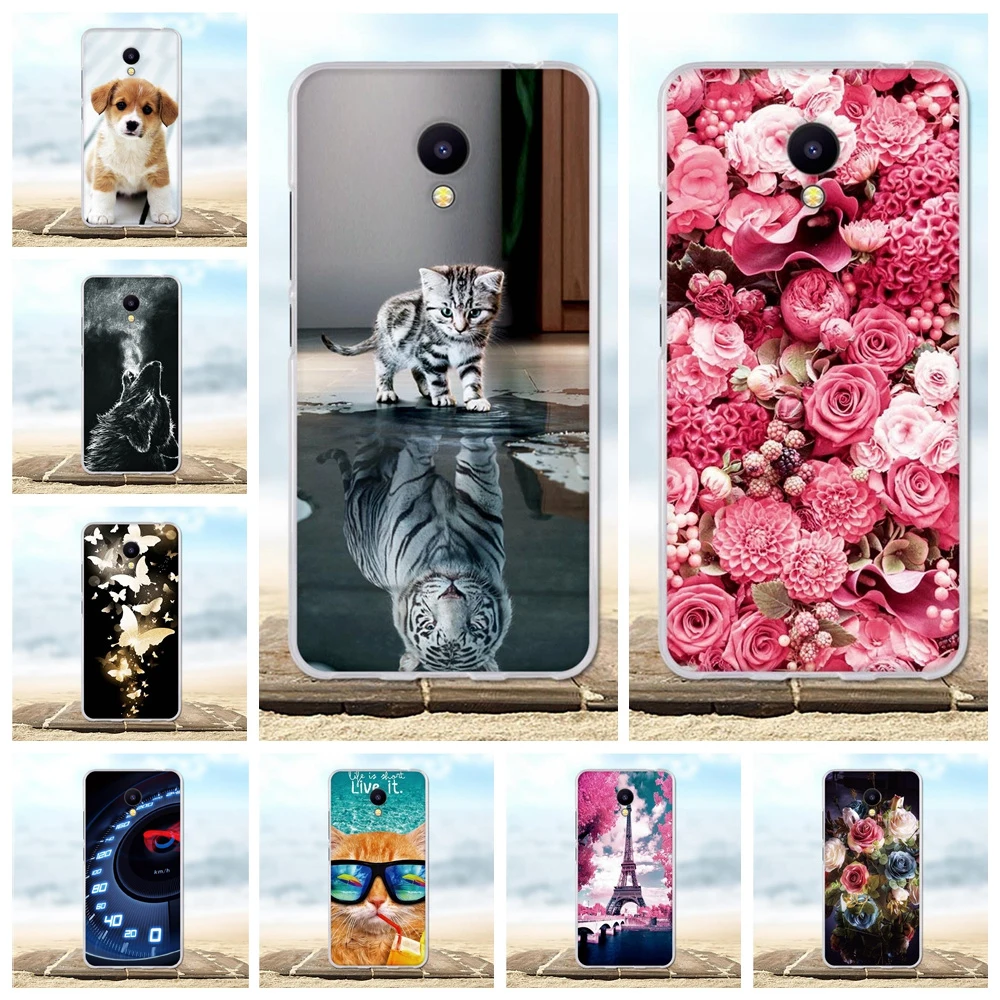 For Meizu M5C Case Cover 3D Pattern Cute Back Shell Meilan A5 Silicone Soft Phone Cases | Мобильные телефоны и аксессуары