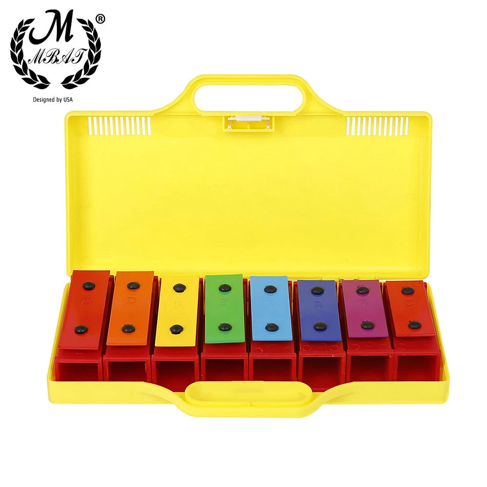 M MBAT Orff Octave Piano Eco-friendly Plastic Octave Piano Children's Early Learning Percussive Puzzle Music Toys