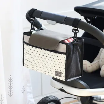 

Brand Cute Stroller Baby Bag Multifunctional Mummy Bag Baby Diaper Nappy Pram Stroller Hanging Bag