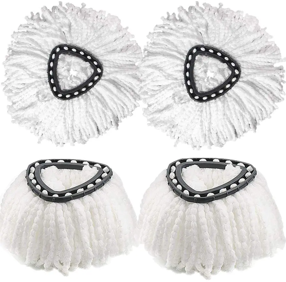 Tête De Vadrouille Rotative Triangle Bleue - Recharge Pour O-Cedar EasyWring