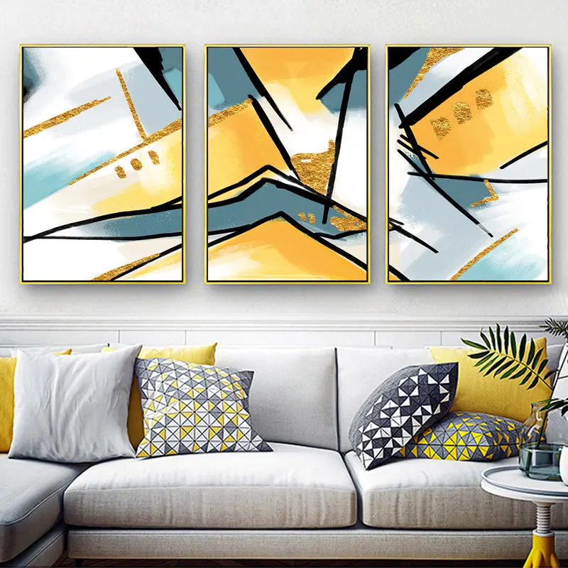 

Modern Abstract Multi Colors Canvas Paintings Wall Art Decorations Pictures Nordic Posters Prints Living Room Home Office Decor