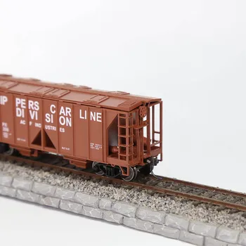 C8760 1pc Model Railway HO Scale 1:87 Hopper Car Model Trains