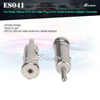 

041 ISO Female To Din Male Radio Antenna Adapter Aerial Converter for Car Radio Stereo Autoradio