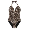 One Piece Swimsuit Women Solid Bathing Suit Halter Bodysuit 2022 Push Up Swim Suit Monokini Beachwear Plus Size Swimwear Female ► Photo 3/6