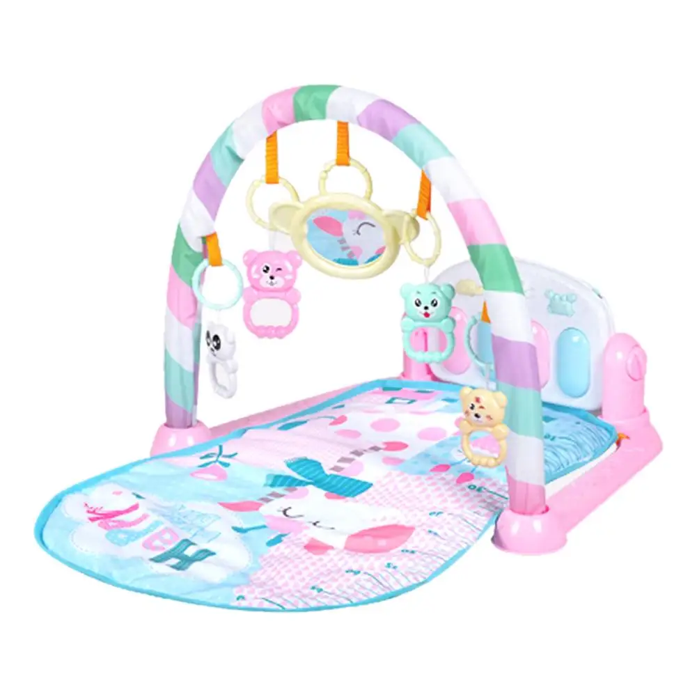 Детская педаль пианино детский коврик стойка для фитнеса музыкальное одеяло новорожденный многофункциональный музыкальный коврик игрушка Детский Светильник музыкальный коврик игрушка