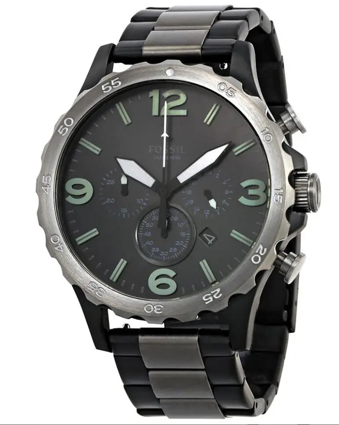 

2020 Fossil New Men's Wrist Watches Business Steel Belt Calendar Quartz Watch Reloj Hombre Men Quartz Watch Luxury Watches