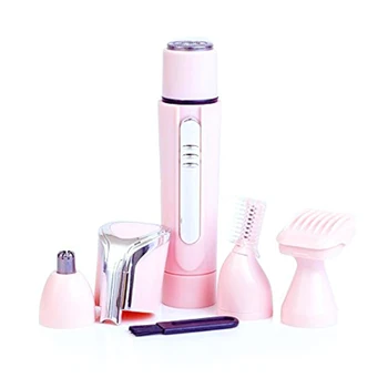 

4 in 1 Portable Electric Hair Remover Nose Hair Trimmer Painless Facial Hair Removing Tool Eyebrow Trimmer Body Shaver Razor