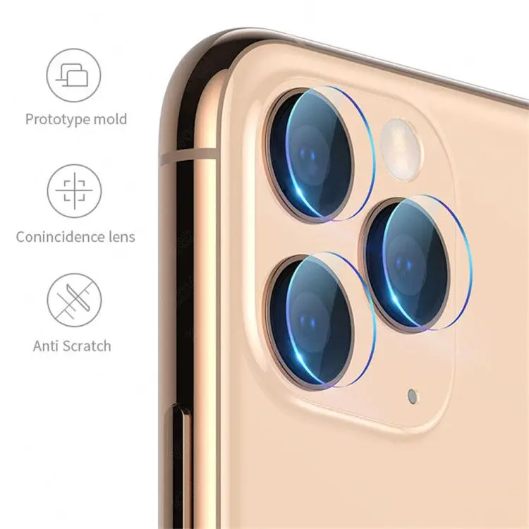 9D передняя + задняя объектив камера пленка для iPhone 11 Pro Max 2019 закаленная стеклянная