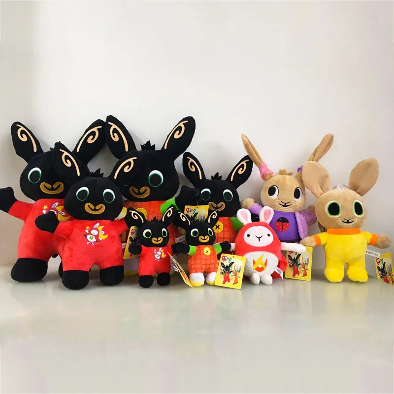 15 35cm Genuine Bing Bunny Plush toy sula flop Hoppity Voosh pando bing coco plush doll 2