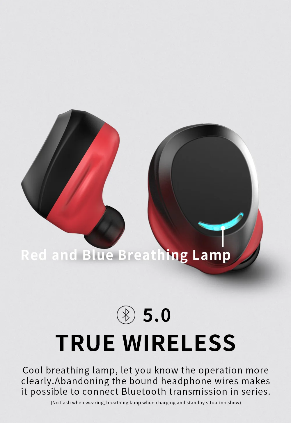 Heaton TWS-U9 беспроводные Bluetooth наушники-вкладыши с сенсорным управлением с микрофоном бас спортивные наушники с Bluetooth 5,0 с металлической зарядной коробкой