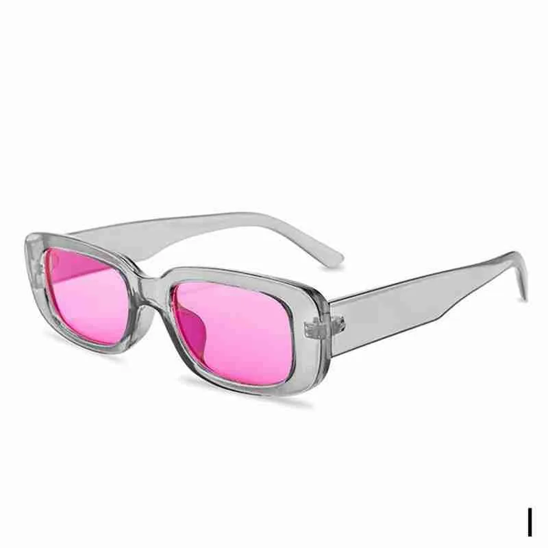 Vintage Small Rectangle Sunglasses Designer Square Shades For Women_voghion.com