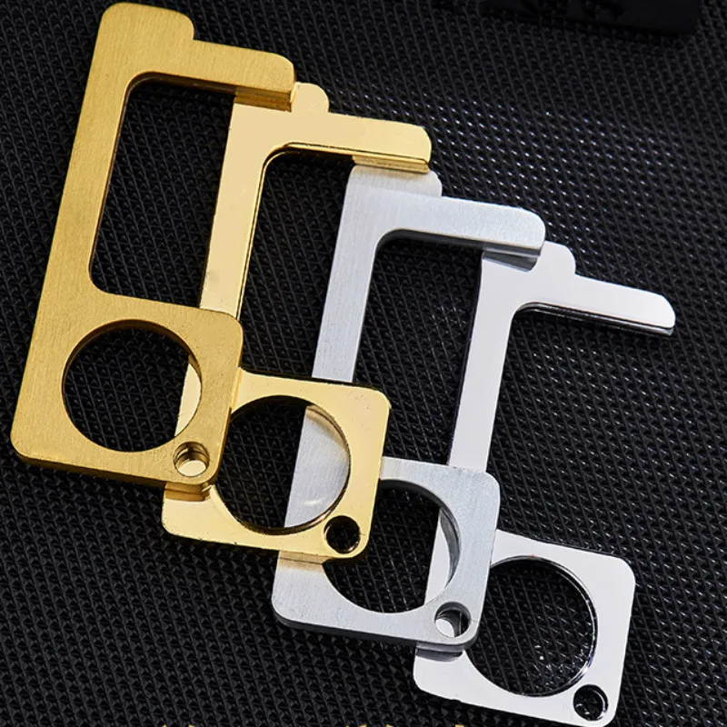 

10 Pcs Door Opener No Touch Key Portable Anti-germ Elevator Button Drawer Door Handle Assistant Safe Contactless Tool Assistant