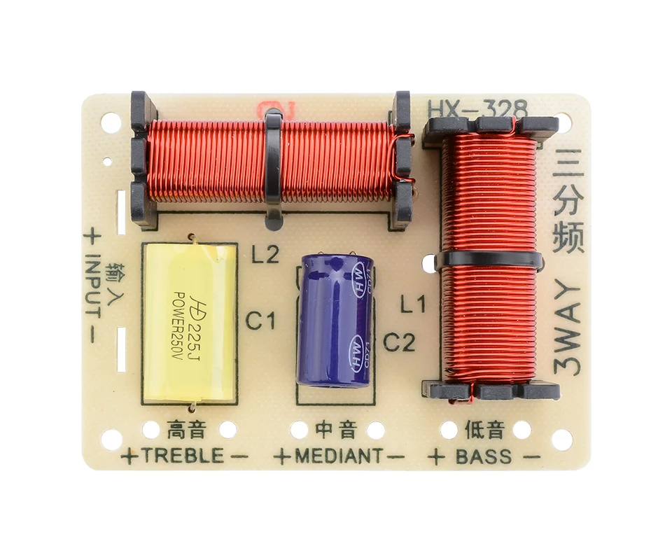 AIYIMA профессиональные ораторы делитель частоты 120 Вт ВЧ СЧ бас 3 Way кроссовер аудио динамик фильтр DIY проектор для домашнего кинотеатра