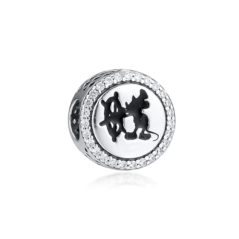 

CKK Mickey Sailor Charms 925 Original Fit Pandora Bracelets Sterling Silver Charm Beads for Jewelry Making Bead