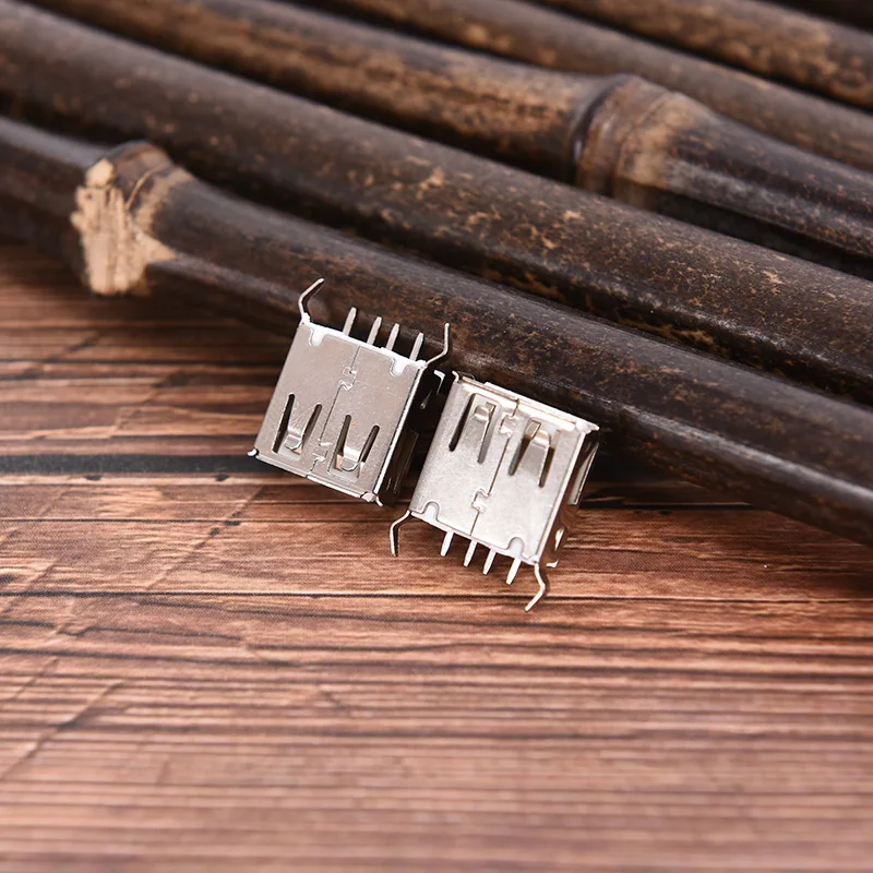 1 pc/5/10 шт 13 мм щипцы изогнутый фиксированный Тип usb женский вертикальный разъем 180 градусов 4 Pin Гнездовой разъем Jack инструменты для наращивания волос