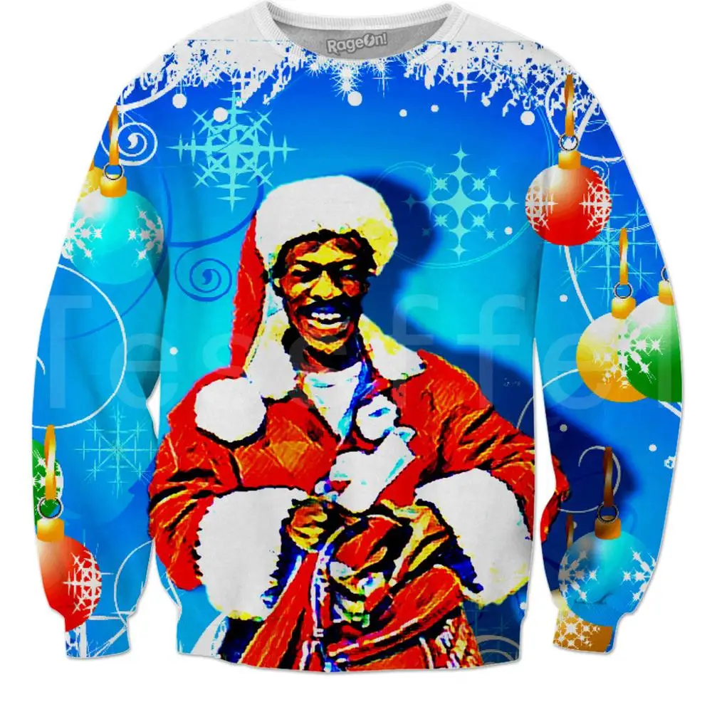 Tessffel Merry Christmas Xmas Funny Cartoon Colorful Tracksuit New Fashion Harajuku 3DfullPrint Unisex Sweatshirts Men Women s-4
