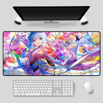 

XGZ Exquisite anime mouse pad flower girl pattern as a table pad home computer essential multi-size keyboard pad