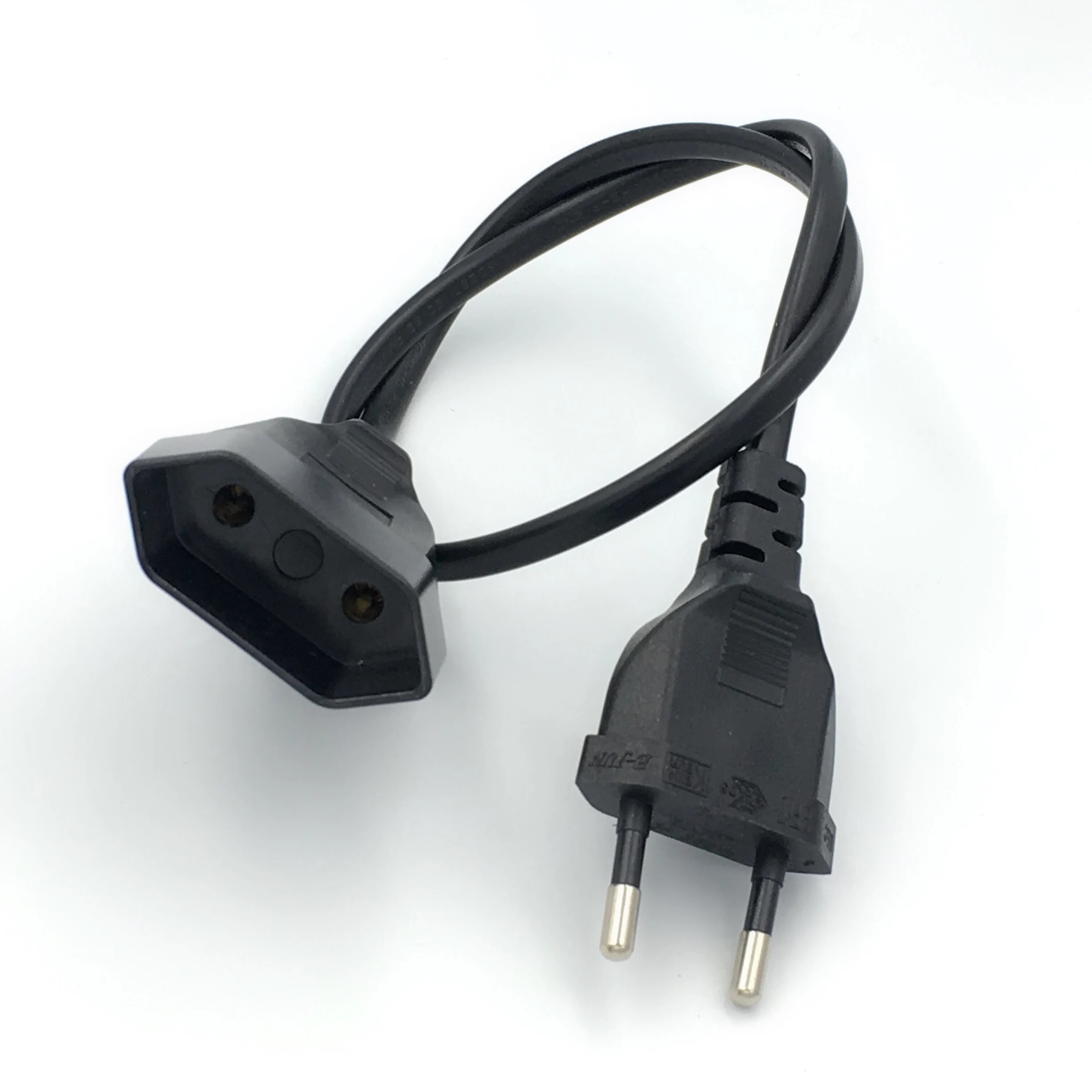 EU power extension cord European EU 2 Prong VDE Male to Female Power Extension Cable For PC Computer PDU UPS 5M 3M 1.5M 1M 0.5M power extension cable