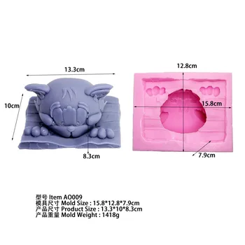 

Cat Silicone Mold 3d Cake Decorating Candy Molds AO009