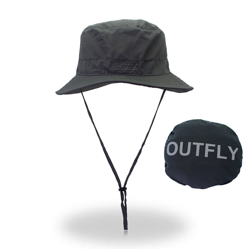 New Foldable Wallet Fisherman Hat Light And Quick-Drying Sun Visor Hat Men's Outdoor Travel Mountaineering Hat