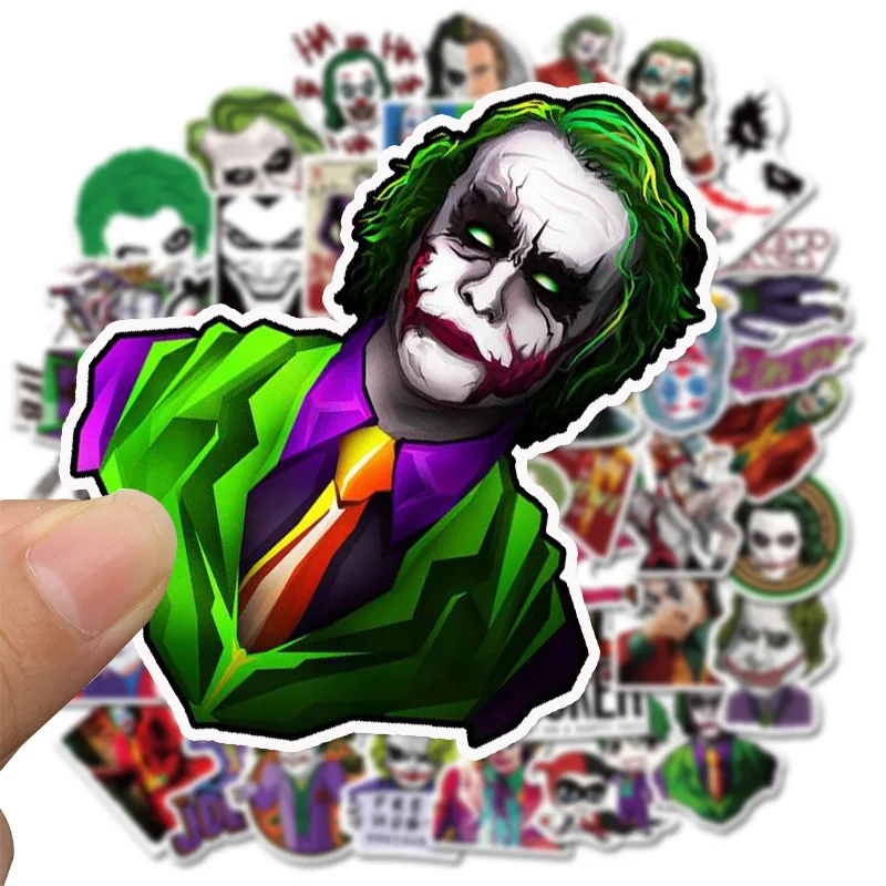 50 Pcs/Set Clown Cartoon Stickers For Bicycle Laptop Luggage Skateboard Motocycle Doodle Decor Helmet Surfboard DIY Stickers