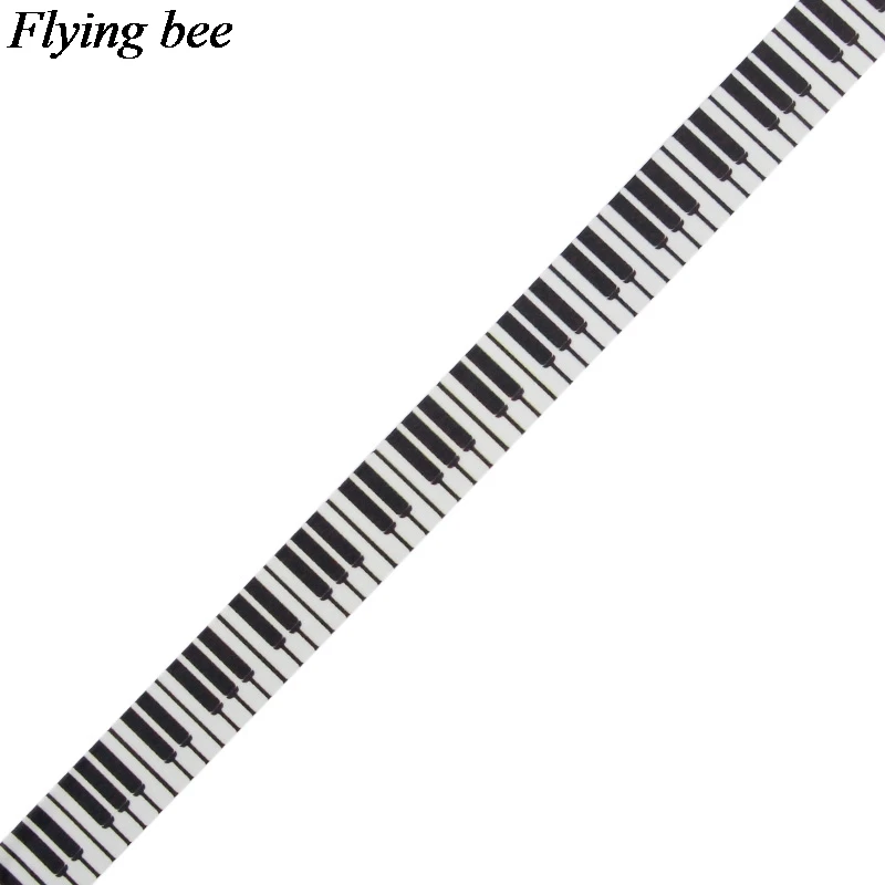 Flyingbee 15 мм X 5 м Бумага васи лента пианино клавиатура креативная клейкая лента DIY Скрапбукинг наклейка этикетка маскирующая лента X0552