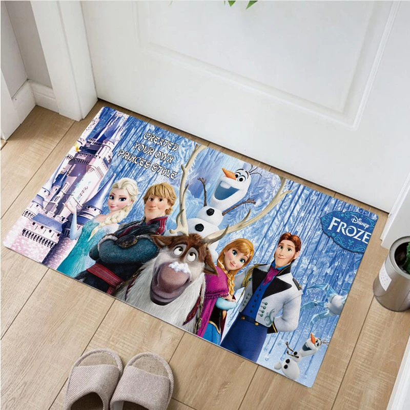 Нескользящий коврик для дверей Disney Frozen Anna Elsa детский мальчиков и девочек