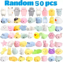 

20-50Pcs Squishy Toy Cute Animal Antistress Ball Squeeze Mochi Rising Toys Abreact Soft Sticky Squishi Stress Relief Funny Gift