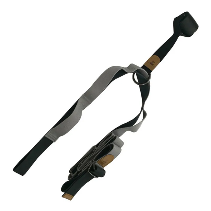 

Door Flexibility Stretching Leg Stretcher Strap For Ballet Cheer Dance Gymnastics Trainer Yoga Flexibility Leg Stretch Belt Gray